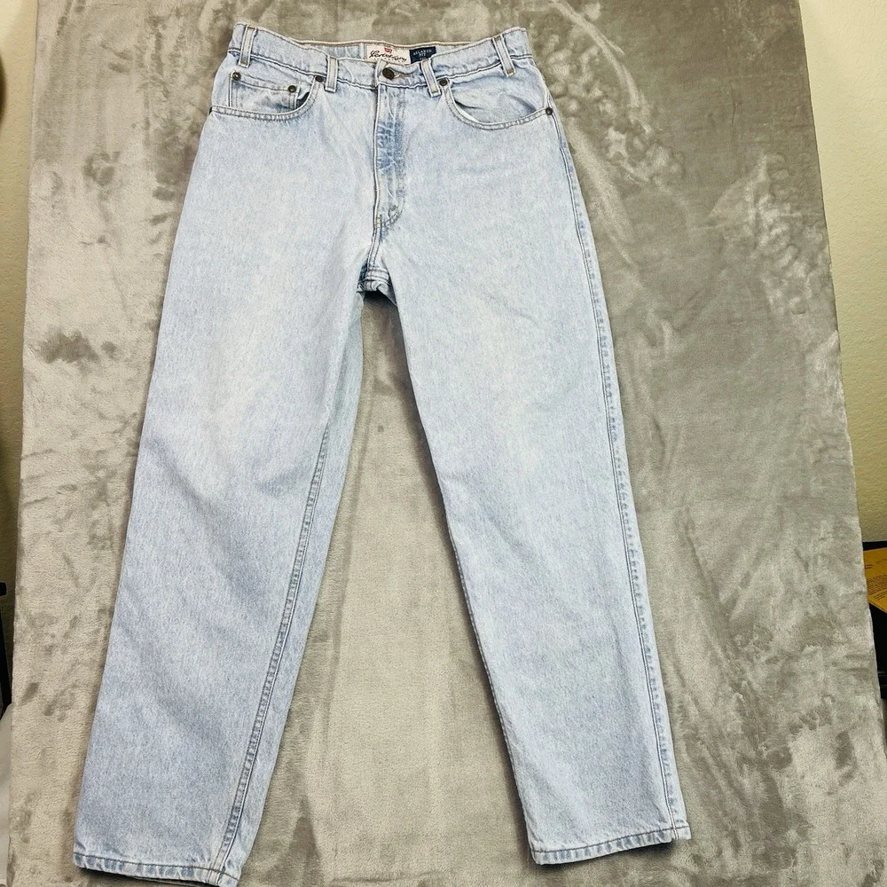 Vintage Mens Levis Jeans Relaxes Fit 540‎ 34x30 Light Faded Blue